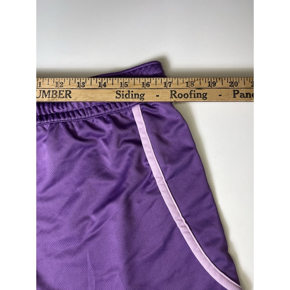 Adidas Shorts Women X-Large Running Purple Elastic Waist Drawstring Lightweight‎ - Picture 5 of 6